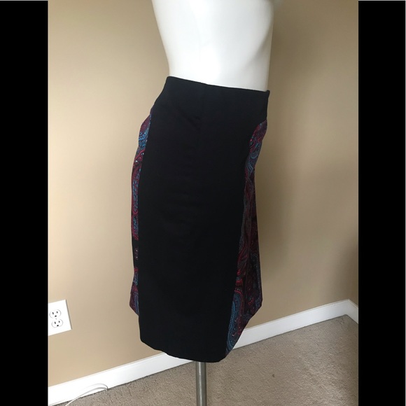 Coldwater Creek Paisley Multicolored Skirt - Picture 4 of 6